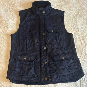 Talbots Navy Medium Vest